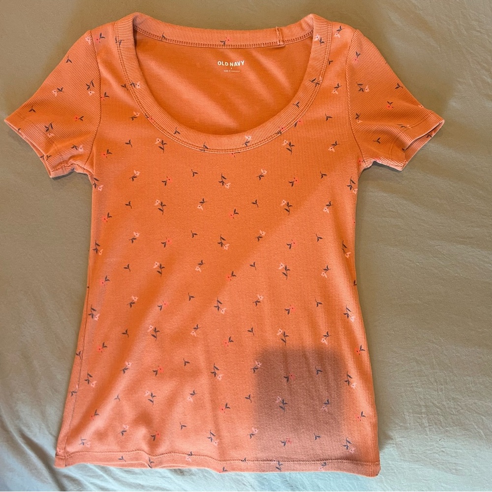 Old Navy Women's Brown Patterned Top